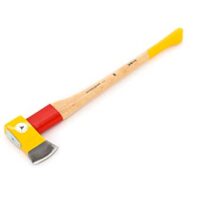 Ochsenkopf Spalt-Fix-Axt, Holzspalten-Axt mit Rotband-Plus Stielbefestigung, Langlebiger Stiel aus Hickoryholz