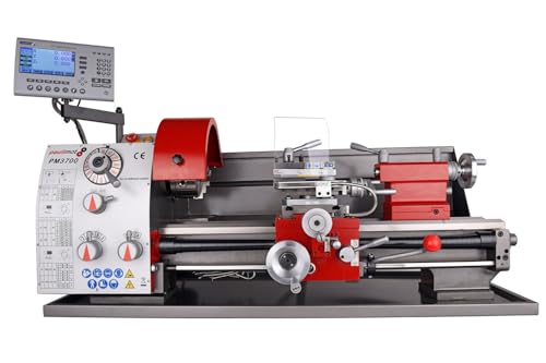 PAULIMOT Drehmaschine PM3700 mit 400 Volt Motor und integriertem Messsystem für anspruchsvolle Heimwerker und Profis