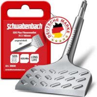 SCHWABENBACH Fliesenmeißel mit neuem Design für das Abtragen von Verputz und Entfernen von Fliesen