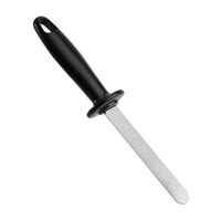 Multifunktionales Wetzstahl-Set für Messer und Schneidwerkzeuge mit Griff und doppelseitigem Design, ideal für verschiedene Anwendungen wie Gartenarbeit, Industrie oder Haushalt.