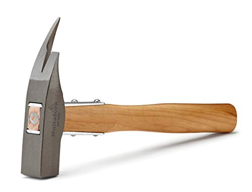 Hultafors Latthammer KP 650, handgeschmiedeter Klauenhammer mit Stiel aus Hickory, hochwertiger Handwerkerhammer