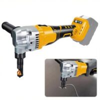 Kabelloser Blechknabber, Kompatibilität mit DeWalt 20V Akku, 3 Geschwindigkeitsstufen, drehbarer Knabberkopf, Blechknabber für das Schneiden von Edelstahl und Aluminium