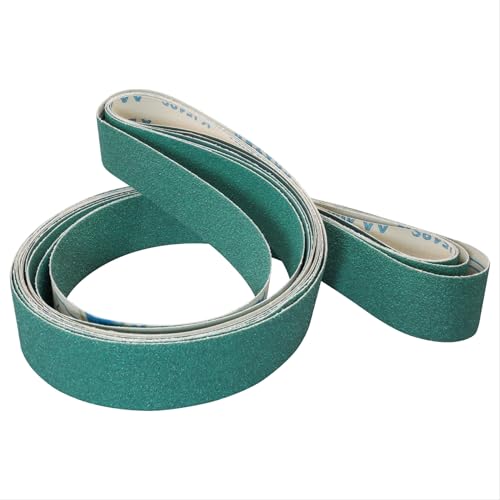 Keramik-Schleifbänder, 2 x 72 Schleifbänder, Körnung 60, 80, 120, 180, 240, 400, für Metallbearbeitung