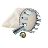 Praktischer Apfel- und Obstpflücker aus Metall mit Edelstahlgriff zum Ernten von Äpfeln, Kirschen, Pflaumen und anderen Früchten