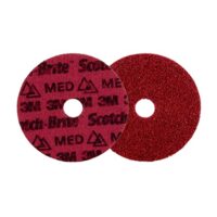 Scotch-Brite Präzisions-Vliesscheibe PN-DH Mittel 125 mm x 22,23 mm 25 Stück