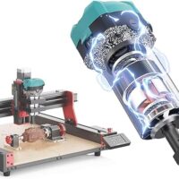Twotrees CNC Router Machine Trimmer-Set 800W Frässpindel: Hochleistungs-Werkzeug für Heimwerker-Arbeiten mit Präzise Dual-Steuerung und automatischem Starten/Stoppen