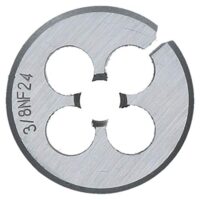 Wolframstahl-Gewinde-Matrize mit 3/8"x24 UNF (38 mm) Gewinde, hochwertiges Werkzeug für Heimwerker und Handwerker