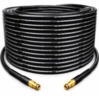 Hochwertiger 20M Hochdruckschlauch für Kärcher K2, K3, K4, K5, K6 und K7 Hochdruckreiniger mit Click Quick Connect Stecksystem, Verlängerungsschlauch und Ersatzteile