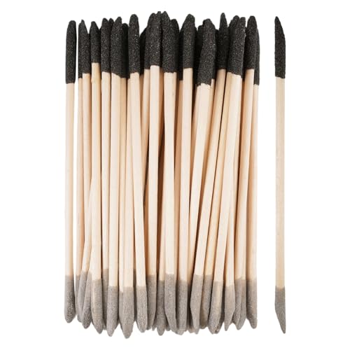 50 Stück doppelseitige Schleifstäbchen, 150/280 Körnung, Sanding Sticks für Präzisionsmodellbau und Handwerksarbeiten