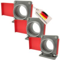 Absperrschieber mit DN 50 für HT-Rohre, 3-teilig, robustes Blastgate System