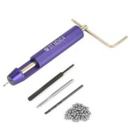 Akozon Gewinde Einsatzreparatur Satz, Nachfüll-Reparatursatz mit 50pcs Edelstahl Coiled Draht, hochpräzise Schraubgewinde Reperation und Gewindeschneideinsätze für M2 x 2D