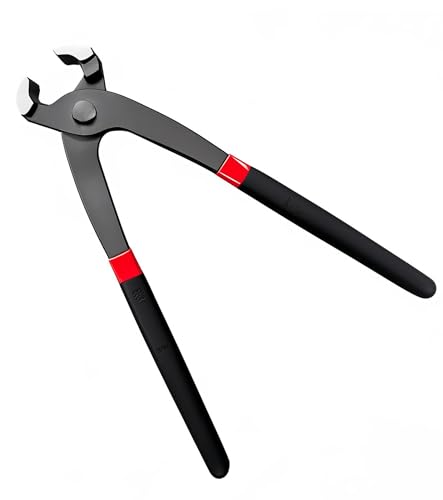 Kneifzange 20cm, scharf, rostfrei, rutschfester Griff, hochwertiger Kohlenstoffstahl, ergonomischer Griff, ideal für Holzbearbeitung, Schuhreparatur und Bauwesen