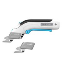 Black+Decker 3.6V Akku-Schere BCSC115, kabellos, für Schnitte in Stoffen, Papier, Karton, Leder und Kunststoff