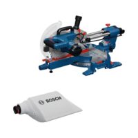Bosch PRO Kabelgebundene Kapp- und Gehrungssäge mit LED-Lichtquelle und Präzisionsmeßwerkzeug