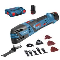 Bosch Professional 12V System Akku Multi-Cutter GOP 12V-28 inkl. Schnellladegerät und Zubehör