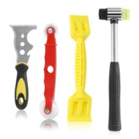Fensterverglasungswerkzeug-Set mit 13-in-1-Mehrzweckmesser, Kunststoffhammer, Verglasungsspachtel und mehr für Montage, Reparatur und Demontage von Fenstern
