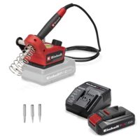 Einhell Akku-Lötkolben TE-SI 18/480 Li E PXC, Akku-Lötkolben mit weichem Löten und LCD-Display, ideal für Platinen, Kabeln, Drähte und LEDs oder Displays