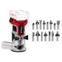 Professionelle Akku-Kantenfräse mit Brushless-Motor und 15 Fräsern