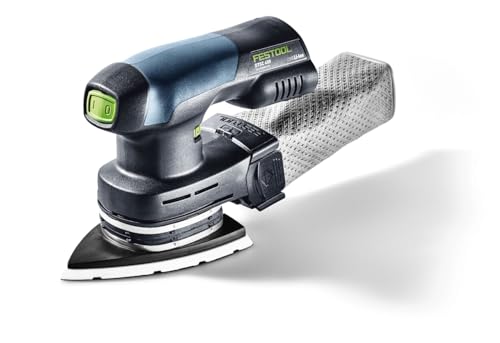 Festool Akku-Deltaschleifer DTSC 400 Basic 18 V im Systainer, hochwertiges Werkzeug für Schleifen von Oberflächen mit bürstenlosem Motor und StickFix Schleifschuh