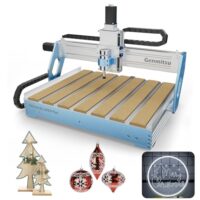 Genmitsu CNC Fräsmaschine PROVerXL 6050 Plus, Ganzmetall CNC Router mit Linearführungen für Holz, Aluminium, Kupfer, PCB und Metall
