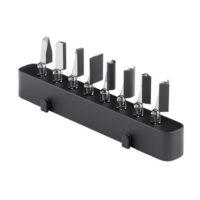 8-teiliges Schleifkopf-Set für Detail-Schleifarbeiten, hochwertige Detail-Schleifaufsätze, verschiedene Formen wie Spitzen, Flach, Bogen-, Halbzylinder, 45° und 90° Körpfe