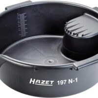 Hazet Mehrzweckwanne 197N-1, Öl-Auffangwanne mit 6 Litern Fassungsvermögen und bruchsicherer Kunststoffwanne für universellen Einsatz.