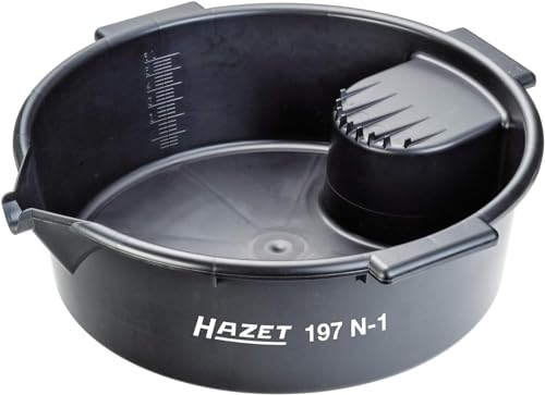 Hazet Mehrzweckwanne 197N-1, Öl-Auffangwanne mit 6 Litern Fassungsvermögen und bruchsicherer Kunststoffwanne für universellen Einsatz.