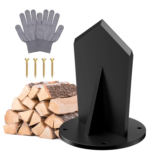 Manueller Holzspalter für Outdoor und Indoor, robuster Anzündholz Spalter aus Kohlenstoffstahl, Handholzspalter Anzündholz Spalten Werkzeug