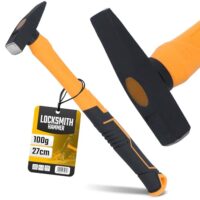 Ergonomischer Schlosserhammer mit robuster Fiberglasstange und gehärtetem Stahlkopf für effiziente Handwerksarbeiten