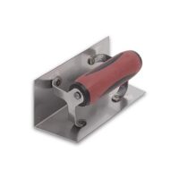 Inneneck-Kelle mit quadratischem Radius und Durasoft-Griff aus Edelstahl, silberfarben, 152 x 64 mm