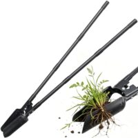 Pfostenlochbohrer, Hochleistungs-Handgerät zum Graben von Pfostenlöchern und anderen Gartenarbeiten, mit scharfer Schaufelkopf und robustem Metallmaterial