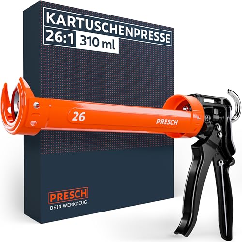 Hochviskose Kleb- und Dichtstoffe mit Kartuschenpresse 26:1 Übersetzung für Kartuschen bis 310 ml montieren