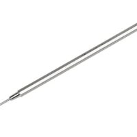 REMOS Sonde aus rostfreiem Edelstahl mit Federstahlspitze 15 cm gebogen - hochwertiges Werkzeug für Laborarbeiten, Elektronik und mehr