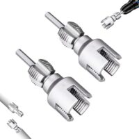 Rohrgewindebohrer Set, 1/2 und 3/4 Zoll Innen Außengewindeschneider, PVC Rohrgewindenschneider, Wasserrohr Gewindenschneider