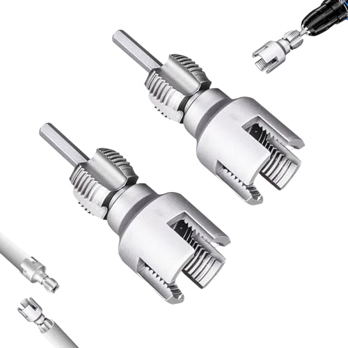 Rohrgewindebohrer Set, 1/2 und 3/4 Zoll Innen Außengewindeschneider, PVC Rohrgewindenschneider, Wasserrohr Gewindenschneider