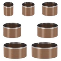 7-teiliges Lochstanzer Set für Lederhandwerk, 20-50mm Locher, hochwertige legierte Stahl Lochhohlstanzer