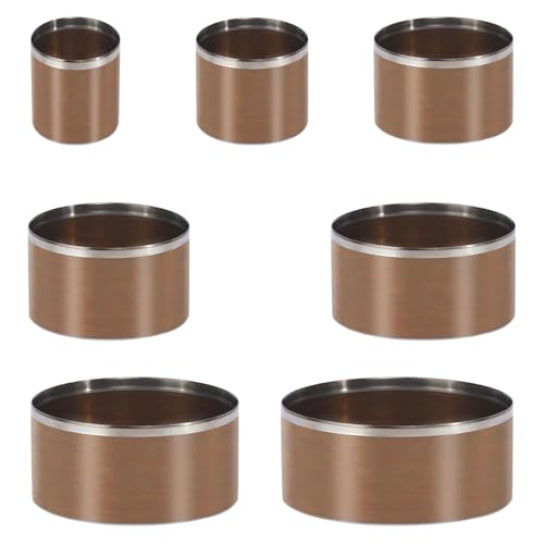 7-teiliges Lochstanzer Set für Lederhandwerk, 20-50mm Locher, hochwertige legierte Stahl Lochhohlstanzer