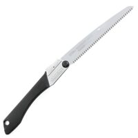 Kompakt und leichtgewichtiges Werkzeug für Outdoor-Anwendungen, wie Wandern, Camping und Handwerk. Hochwertiges Zugsägeblatt aus Premium-Japan-Steel mit hoher Schärfe und langer Standzeit.