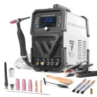 STAHLWERK Schutzgasschweißgerät 3-in-1 AC/DC WIG 200 ST Digital bis 200 A mit digitaler Steuerung und professionellen Funktionen