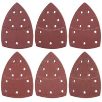 60 Stück Schleifpapiere mit Klettverschluss für Bosch PSM 100A, PSM 160, PSM 200 AES, PSM 18, PDA 180, je 10 Stück in Körnung 40/60/80/120/180/240