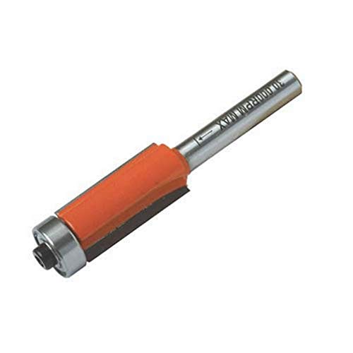 Hochwertiger 1/4-Zoll-Bündigfräser von Silverline mit Hartmetallschneiden und solider Stahlschaft für präzise Fräsung in verschiedenen Materialien.
