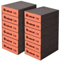 Sruhrak Schleifblock 12 Stück Hart Schleifschwamm, ideal für Holz, Kunststoff, Gipskarton und Metallpolitur