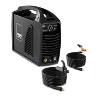 Professionelles Inverter Schweißgerät von Stamos Germany mit IGBT Technologie, Hot Start Funktion und variabler Elektrodenhalter für exzellente Schweißergebnisse bei schwierigen Baustoffen.