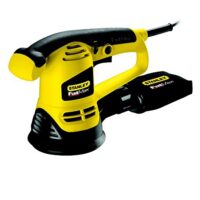 Stanley FatMax Exzenterschleifer FME440K mit 480 Watt Leistung und 125 mm Schleifteller - Klettfix-Schleifpapieraufnahme, Staubsaugeranschluss und stufenlose Drehzahl