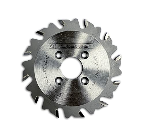 Hochwertiger Nutfräser von Stehle mit Durchmesser 10 mm und Länge 100 mm, ideal für Holzbahnprofile und andere Materialien