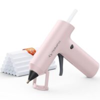 Kabellose Heißklebepistole, Mini-Heißklebepistole mit integriertem 2000-mAh-Akku und 20 Premium-Klebestiften, ideal für Bastelarbeiten und DIY-Projekte