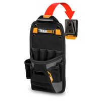 ToughBuilt TOU-CT-22 Techniker-Tasche, Schwarz, 4 Pockets - hochwertige und praktische Tasche für Techniker mit individueller Bestückungsmöglichkeit und ClipTech-System