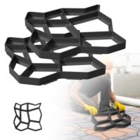 Pflastersteine, Beton Gießform für DIY Projekte, Gartenweg, 43x43x4cm, 2 Stück