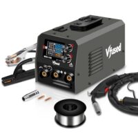 Schweißgerät mit Synergischem Drahtvorschub, IGBT Inverter, für Autoauspuff, Karosserieblech, Zaunbau und Hausreparaturen