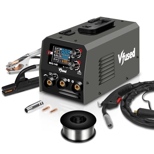 Schweißgerät mit Synergischem Drahtvorschub, IGBT Inverter, für Autoauspuff, Karosserieblech, Zaunbau und Hausreparaturen